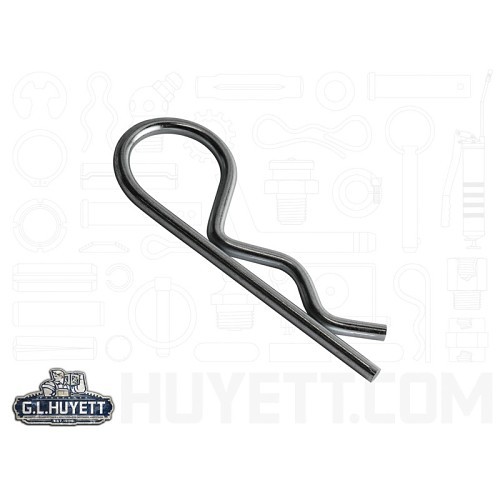 G.L.HUYETT™ BP-2108/D Bridge BP-2108/D, 0.178 in Dia x 3-3/4 in L, MB Spring Wire, Clear Zinc Plated