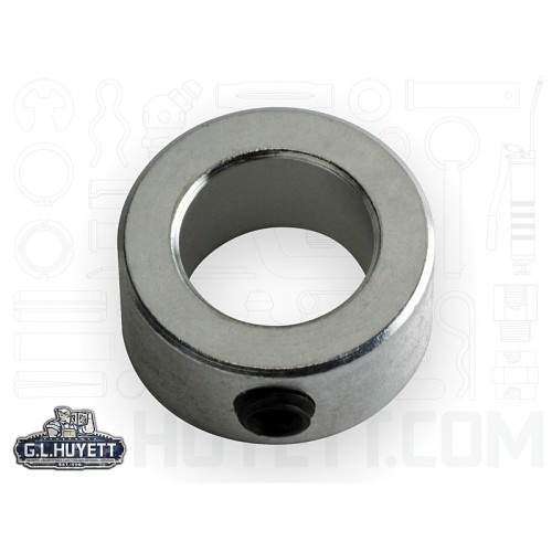 G.L.HUYETT™ SC-0750-ZC Imperial Round Bore Solid Set Shaft Collar, 3/4 in ID x 1-1/4 in OD x 9/16 in W, Low Carbon Steel