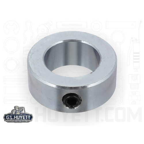 G.L.HUYETT™ SC-1000-ZC Imperial Round Bore Solid Set Shaft Collar, 1 in ID x 1-5/8 in OD x 5/8 in W, Low Carbon Steel