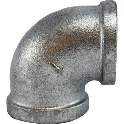 Pipe Elbow, Elbow Fitting/Connector, 1 in Nominal, Malleable Iron