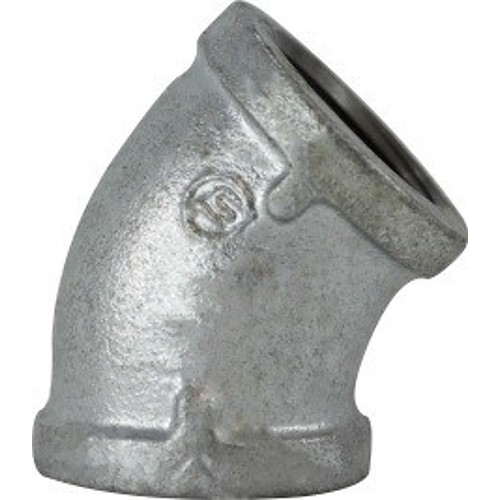 ASC 5310004 Pipe Elbow, Elbow Fitting/Connector, 1/8 in Nominal, Malleable Iron