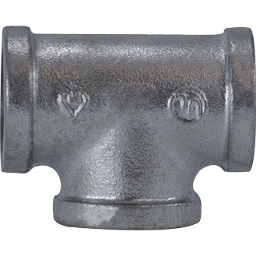 ASC 5320070 Pipe Tee, Tee Fitting/Connector, 1-1/2 in Nominal, Malleable Iron