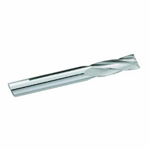 GARR 02050 170M Center Cutting Single End Square End Stub Length End Mill, 1/8 in Dia Cutter, 1/4 in Length of Cut, 4 Flutes, 1/8 in Dia Shank, 1-1/2 in OAL, Uncoated