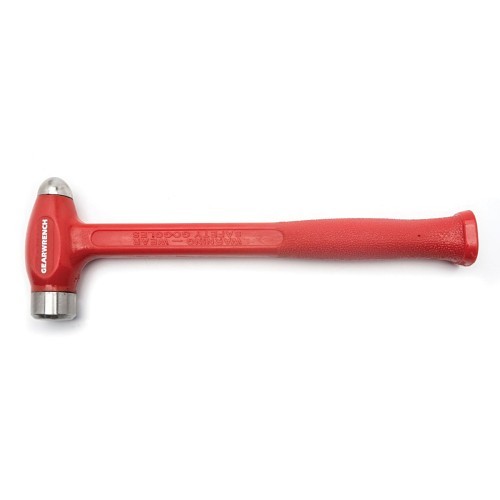 GEARWRENCH® 68-532G Dead Blow Hammer, 13.62 in OAL, 1-3/4 in Dia Ball Peen Face, 1.95 lb Steel Head, Polyurethane Handle