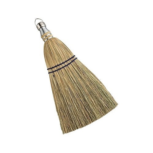 Whis Broom, 100% Corn Fiber Bristle, 15 in Trim Length, 15 in Overall Length
