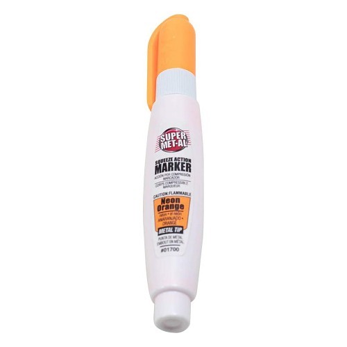 Paint Marker, Super Metal Fine Tip, Neon Orange