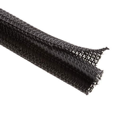 F6® F6N0.25BK-100 Electrical Insulating Sleeving, 1/4 in Nominal, 0.025 in Thickness, 100 ft Length, Polyethylene Terephthalate (PET), Halogen Free, Black