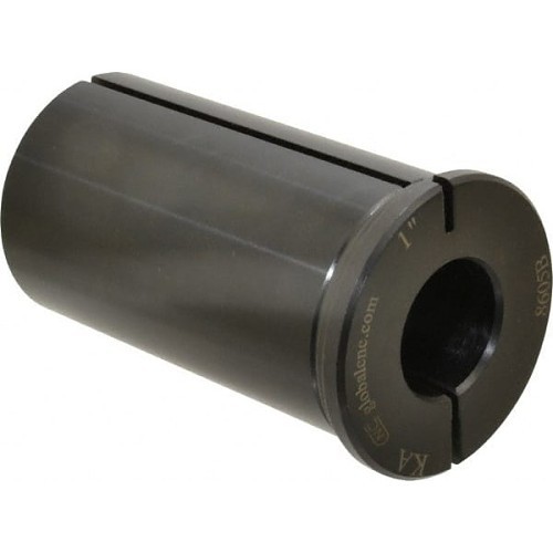 Global CNC Industries CNC Products CNC86-05B-1 Tool Holder Bushing, Imperial, 1 in Inside Dia, 2 in Outside Dia, 3-1/2 in Length Under Head