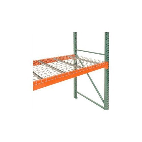 Pallet Rack Wire Decking, Baked Enamel, For Use With: Beams That Have 1-1/2 in or 1-5/8 in Step, 2700 lb Capacity, Gray