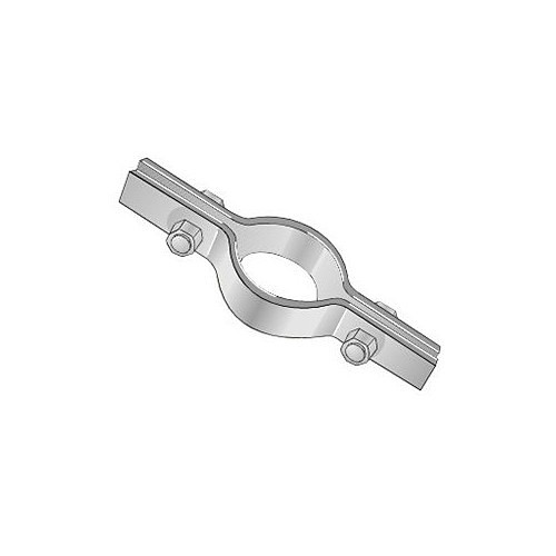 Globe Pipe Hanger Products 500-830 Pipe Riser Clamp, 3 in Pipe, Stainless Steel