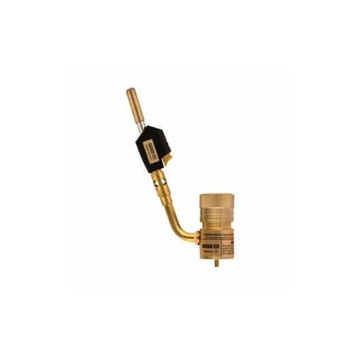 Goss® 328-GHT-100L Hand Torch with GHT-TL Piezo Lighter Tip, Standard, For Use With: Kp-26 Side Winder Kit With Stand, Brass