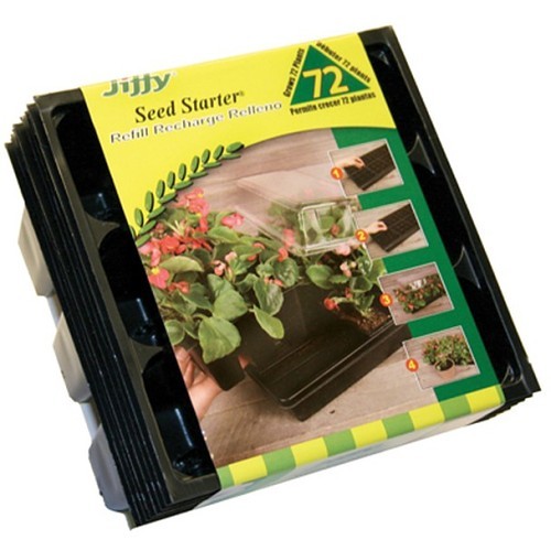 Green Garden Products 606847 Seed Starter Cell Refill, Square Shape, 1-1/2 in Width, Black