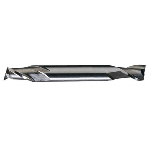 Greenfield Industries C41008 Square End Mill, 3/32 in Cutter Dia, 0.14 in Length of Cut, 2 Flutes, 3/16 in Shank Dia, 2 in Overall Length, Bright