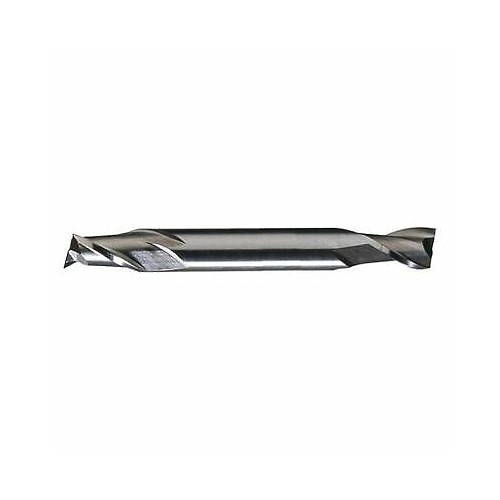 Greenfield Industries C41044 Square End Mill, 9/64 in Cutter Dia, 0.406 in Length of Cut, 2 Flutes, 3/16 in Shank Dia, 2-1/4 in Overall Length, Bright