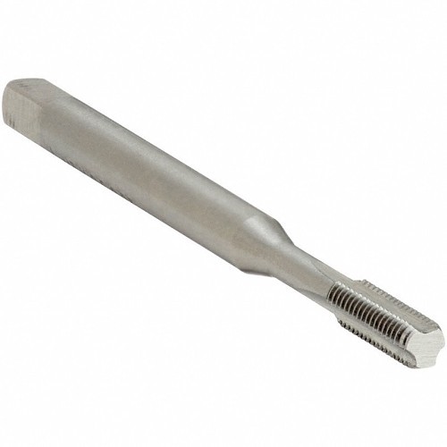 Greenfield Industries Cleveland® C54155 Straight Flute Tap, Right Hand Cutting, #4-48, H2 Thread Limit, Bottom Chamfer, 3 Flutes, Bright, High Speed Steel, Aluminum, Brass, Bronze, Cast Iron, Copper, Steel Material Application