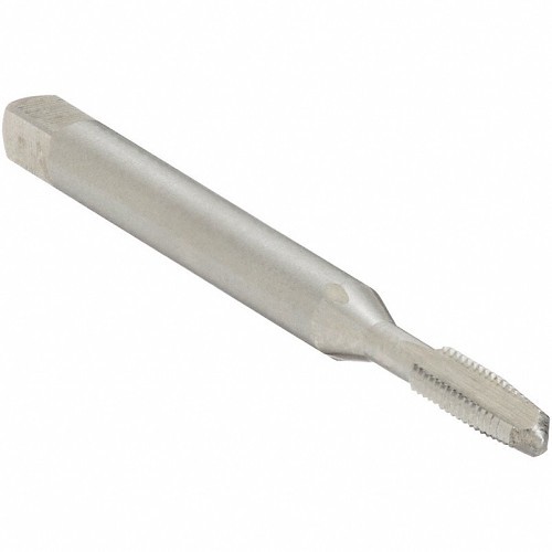 Greenfield Industries Cleveland® C54192 Straight Flute Tap, Right Hand Cutting, #5-44, H2 Thread Limit, Taper Chamfer, 3 Flutes, Bright, High Speed Steel, Aluminum, Brass, Bronze, Cast Iron, Copper, Steel Material Application