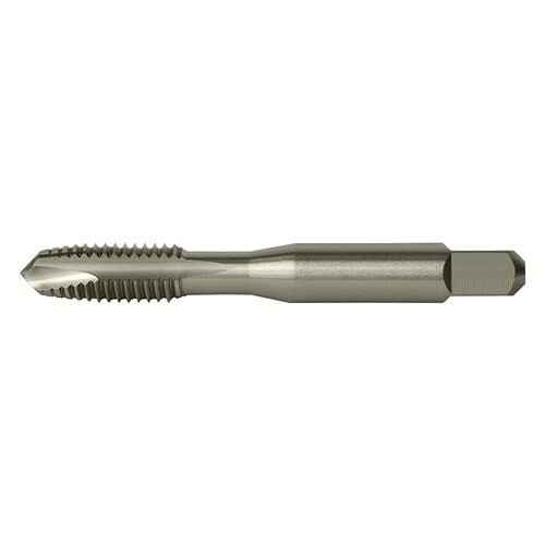 Greenfield Industries Cleveland® C57151 Spiral Point Tap, Right Hand Cutting, 5/16-18 in, H3, Plug Chamfer, 2 Flutes, Bright, High Speed Steel, Steel & Non-Ferrous Materials