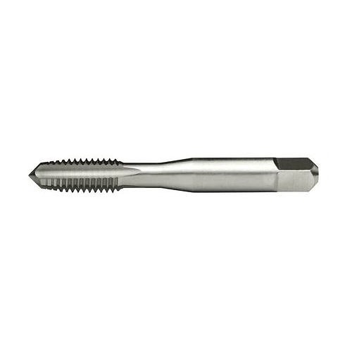 Greenfield Industries Cleveland® C60752 Straight Flute Tap, Right Hand Cutting, 1/4-28 in, H3 Thread Limit, Plug Chamfer, 4 Flutes, Bright, High Speed Steel, Aluminum, Brass, Bronze, Cast Iron, Copper, Steel Material Application