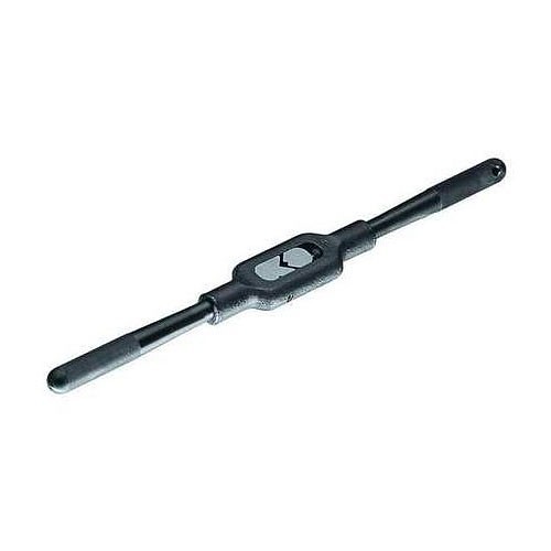 Greenfield Industries Cleveland® C67201 Tap Wrench, Tap Capacity: 1/16 to 1/4 in, No Ratcheting, 7 in Length, Steam Oxide, Straight