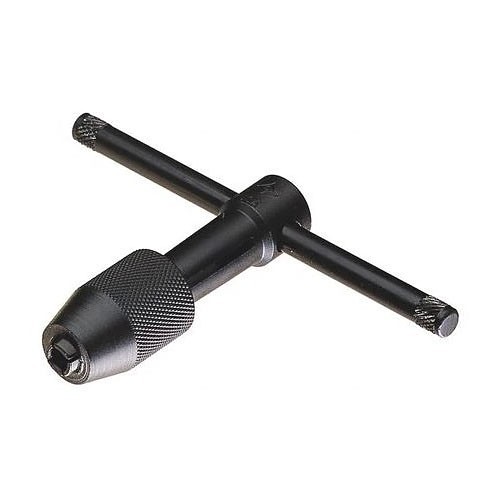 Greenfield Industries Cle-Line® C67208 Tap Wrench, Tap Capacity: 1/16 to 1/4 in, No Ratcheting, 2.75 in Length, Steam Oxide, Sliding T-Shape