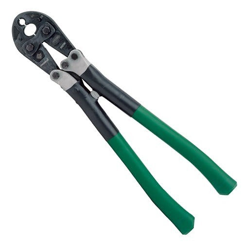 Greenlee® K425BG Cable & Wire Crimper, 8 to 4 AWG, Non-Insulated Insulated Handle