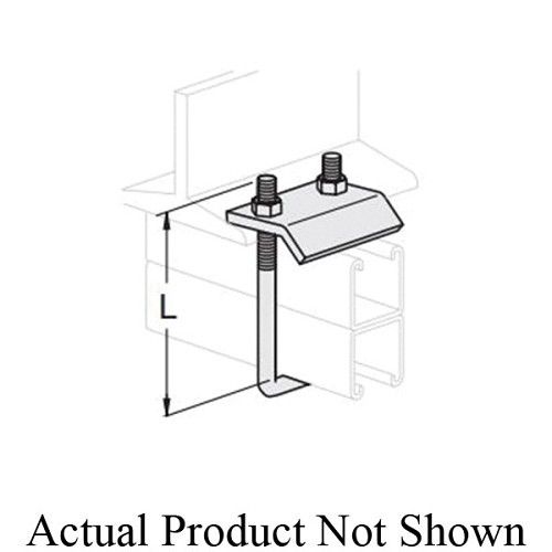 Gregory G-STRUT® G4021 U-Bolt Beam Clamp, 3-1/4 in Channel