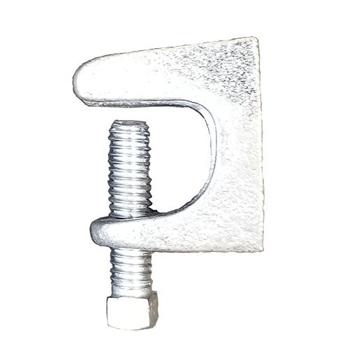 Gregory G4121 Pipe Beam Clamp, 1/4-20 in Rod, Malleable Iron, Electro-Plated Zinc