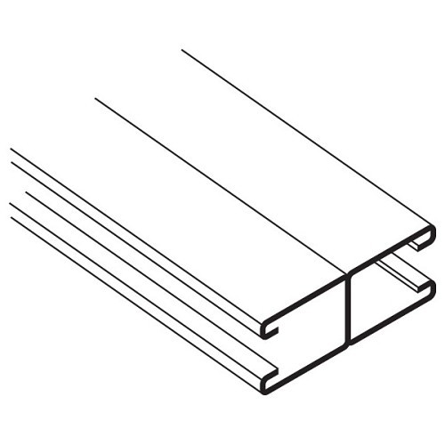 Gregory G812A-2 Struct Channel, 20 ft Length, 3-1/4 in Width, 1-5/8 in Depth, 12 ga Thickness, Welded Back To Back, Pre-Galvanized