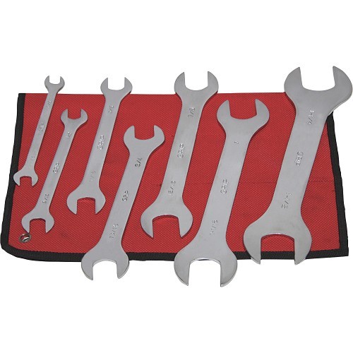 Grip 90120 Super-Thin Wrench Set, 7 Piece, SAE