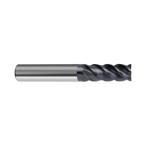 Guhring 9067730063500 End Mill, 1/4 in Cutter Dia, 3/4 in Length of Cut, 4 Flutes, 1/4 in Shank Dia, 2-1/2 in Overall Length