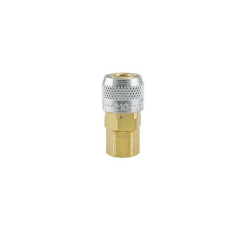 H.B. Fuller Foster® 210-3003 Quick Disconnect Socket, 1/4 in Nominal, FPT, 300 psi Pressure, Brass and Steel