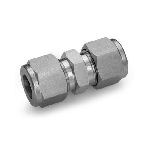 HAM-LET® 762LSS1/2 Compression Union, Union, 1/2 in Nominal, Let-Lok® Tube, 316 Stainless Steel