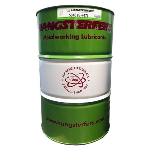 HANGSTERFER'S® 5040D/S-747 Micro Coolant, 54 gal Container, Drum Container, Mild Odor/Scent, Liquid Form, Amber