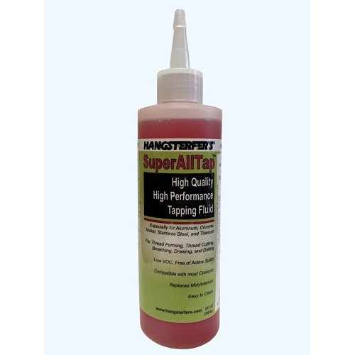 HANGSTERFER'S® STIP41-01-SAT8 Tapping Fluid, 8 oz Container, Bottle Container, Mild Odor/Scent, Liquid Form, Red