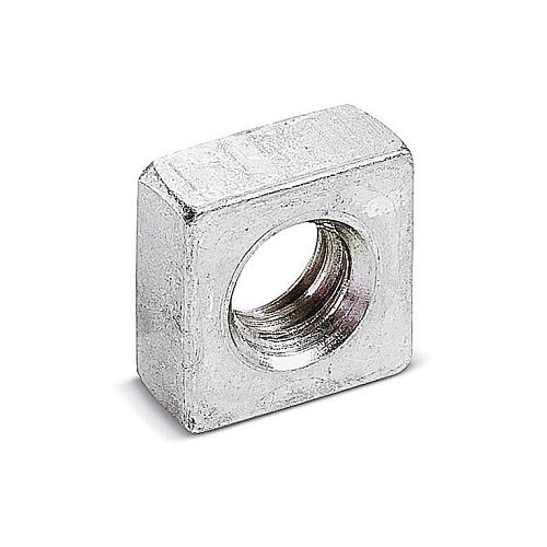 HAYDON® AB102-3/8 Square Nut, Imperial, 3/8 in-16 Diameter - Thread, Electro Galvanized