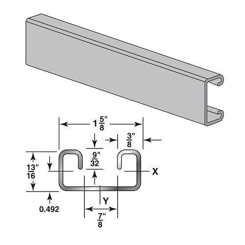 HAYDON® H-162 Channel, 20 ft Length