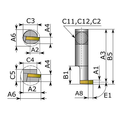 HORN PHHRL108081045TH35 Boring Bar