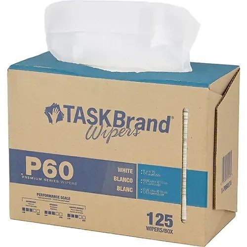 HOSPECO® TASKBrand® N-P060IDW Wiper, 9.1 x 16.8 in, Paper, White