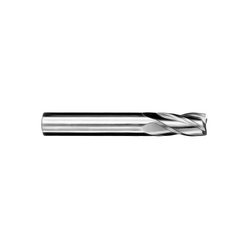 HTC 1304625 Square End Mill, 5/8 in Cutter Dia, 1-1/4 in Length of Cut, 4 Flutes, 5/8 in Shank Dia, 3-1/2 in Overall Length, AITiN Coated