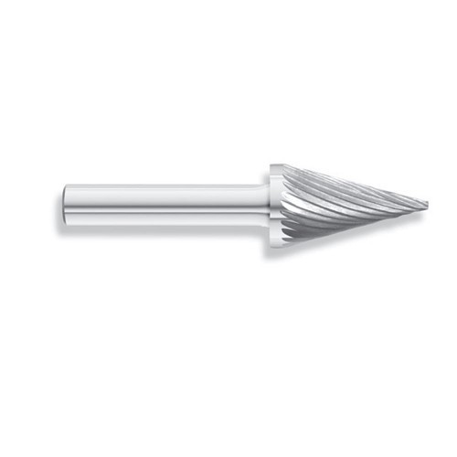 HTC 250-HC Carbide Burr, Cone Head Shape, 1/4-10 Head Dia, 1-1/4 in Overall Length