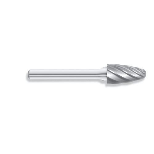 HTC Rico 94303 Burr, Tree Radius Head Shape, 1/2 in Head Dia, 1 in Length of Cut