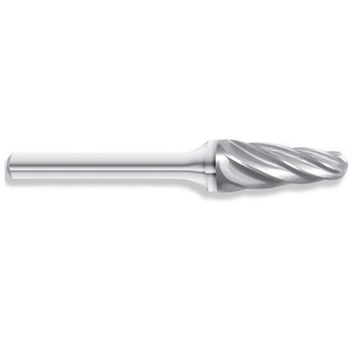 HTC 94803TIN Carbide Burr, 3/8 in Head Dia, 1-1/16 in Overall Length