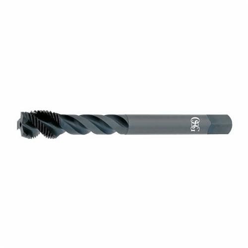 HY-PRO® 2245601 220 Spiral Flute Tap, Right Hand Cutting, 1-1/4-12 Thread, Semi-Bottoming Chamfer, Right Hand Flute Direction, 4 Flutes, Steam Oxide, HSS-E