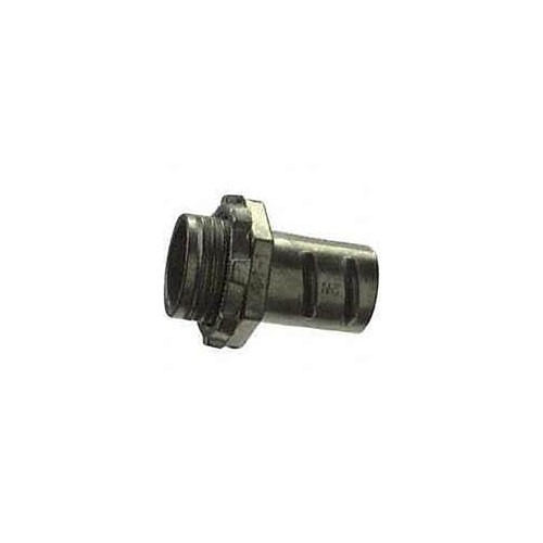 Halex 6946347 Conduit Connector, 3/8 in, Zinc Die-Cast