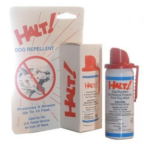 Halt 118464 Dog Repellent, Aerosol Spray, 1.5 oz, Red/Orange, Pungent Odor