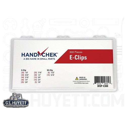 Handi-Chek® DISP-E300 DISP-E300, 300 Pieces, Carbon Spring Steel, Phosphate