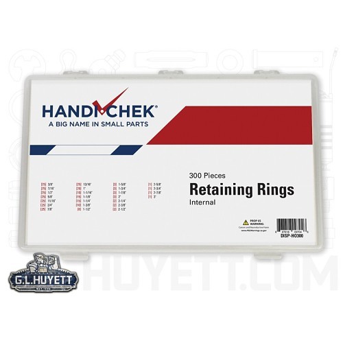 Handi-Chek® DISP-HO300 DISP-HO300, 300 Pieces, Carbon Spring Steel, Plain