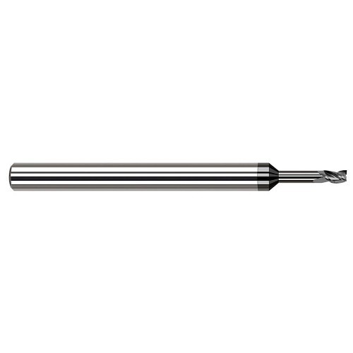 Harvey Tool Harvey Tool 34308-C4 Ball End Mill, 1/8 in Cutter Dia, 0.187 in Length of Cut, 3 Flutes, 1/8 in Shank Dia, 2-1/2 in Overall Length, Amorphous Diamond