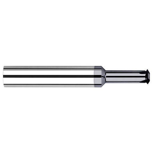 Harvey Tool Harvey Tool 54250-C3 Single-Profile Thread Mill, 8 in Thread, UN Thread, 2-1/2 in Overall Length, 4 Flutes, 1/4 in Shank Dia