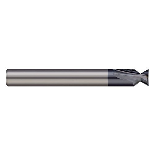 Harvey Tool Harvey Tool 928412-C3 Dovetail Cutter, 3/16 in Cutter Dia, 1/8 in Cutting Width, 3/16 in Shank Dia, 45 deg Included Angle, 2 in Overall Length